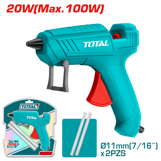 APLICADOR DE SILICONA 20W(100W) 15-22G/MIN + 2 VARILLAS