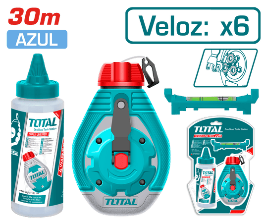 TIRALINEA 30M INCLUYE TIZA + BOTELLA 113G RAPIDES 6:1 INDUSTRIAL