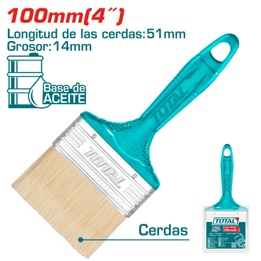 BROCHA P/ESMALTE 100MM (4'') 51X14MM