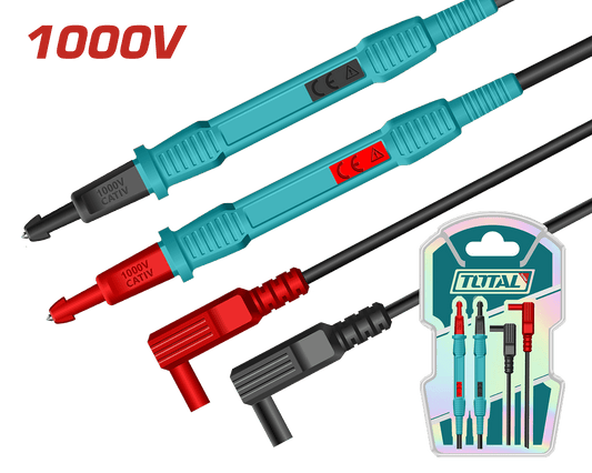 SET CABLES PARA MULTÍMETRO CAT III 1000V 100CM LAPIS 150MM
