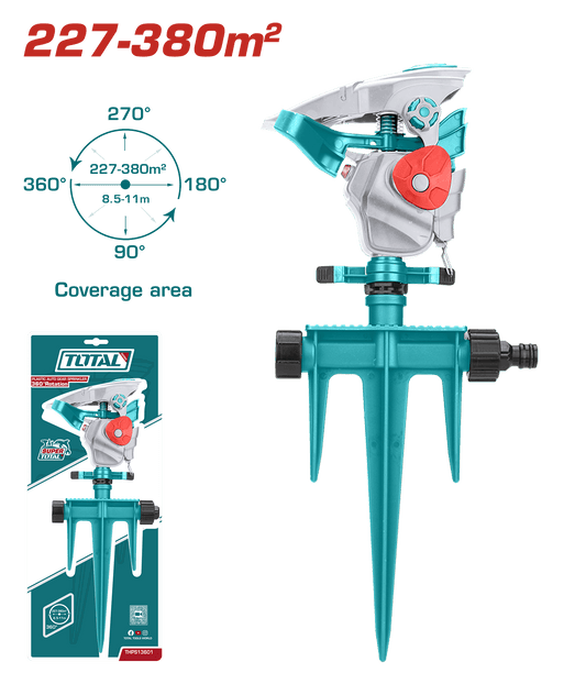 ROCIADOR DE JARDIN 360º TIPO ESTACA ADAPTADOR 3/4''