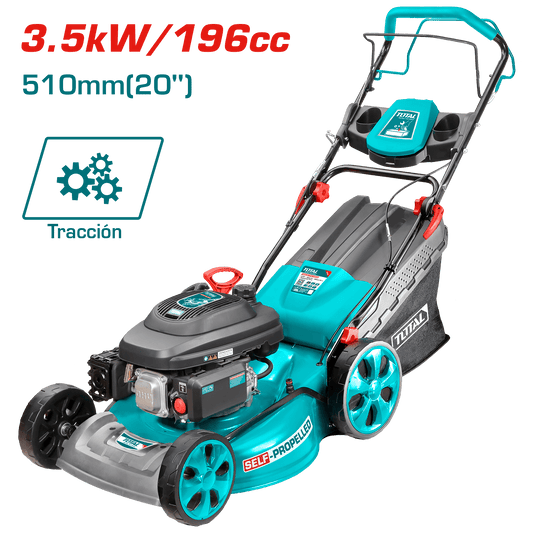CORTA CESPED 196CC 4-TIEMPOS 4.8HP 2800RPM 510MM(20'') AUTO LIMPIEZA/A