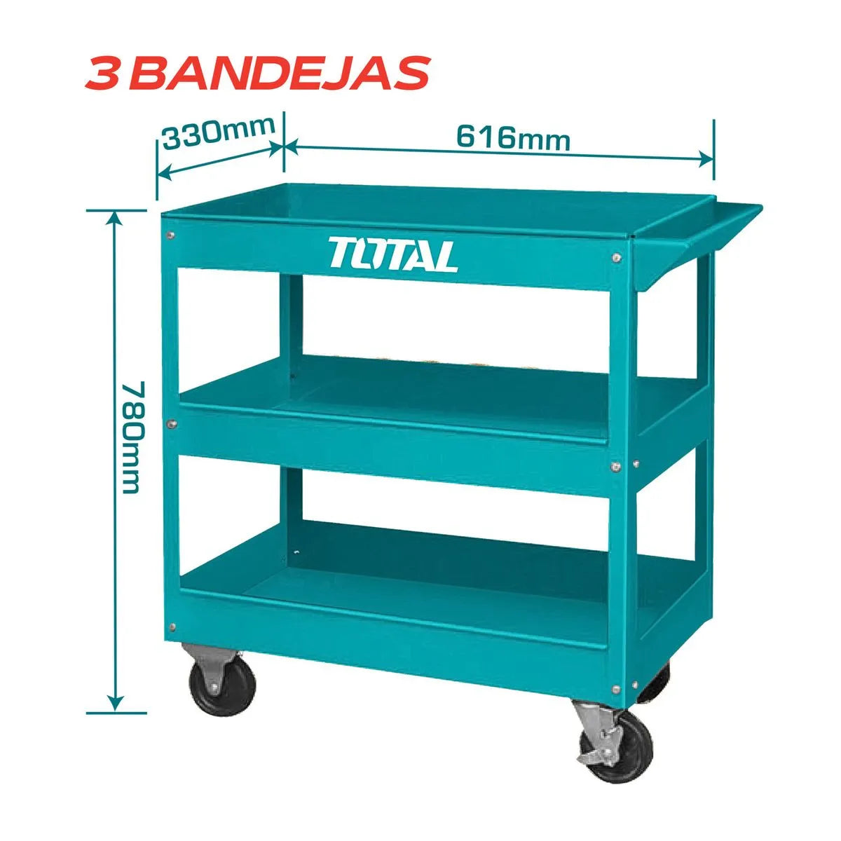 CARRITO PORTA HERRAMIENTAS DE 3 NIVELES