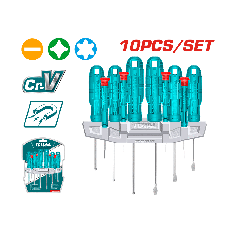 SET DESTORNILLADORES X10PZS
