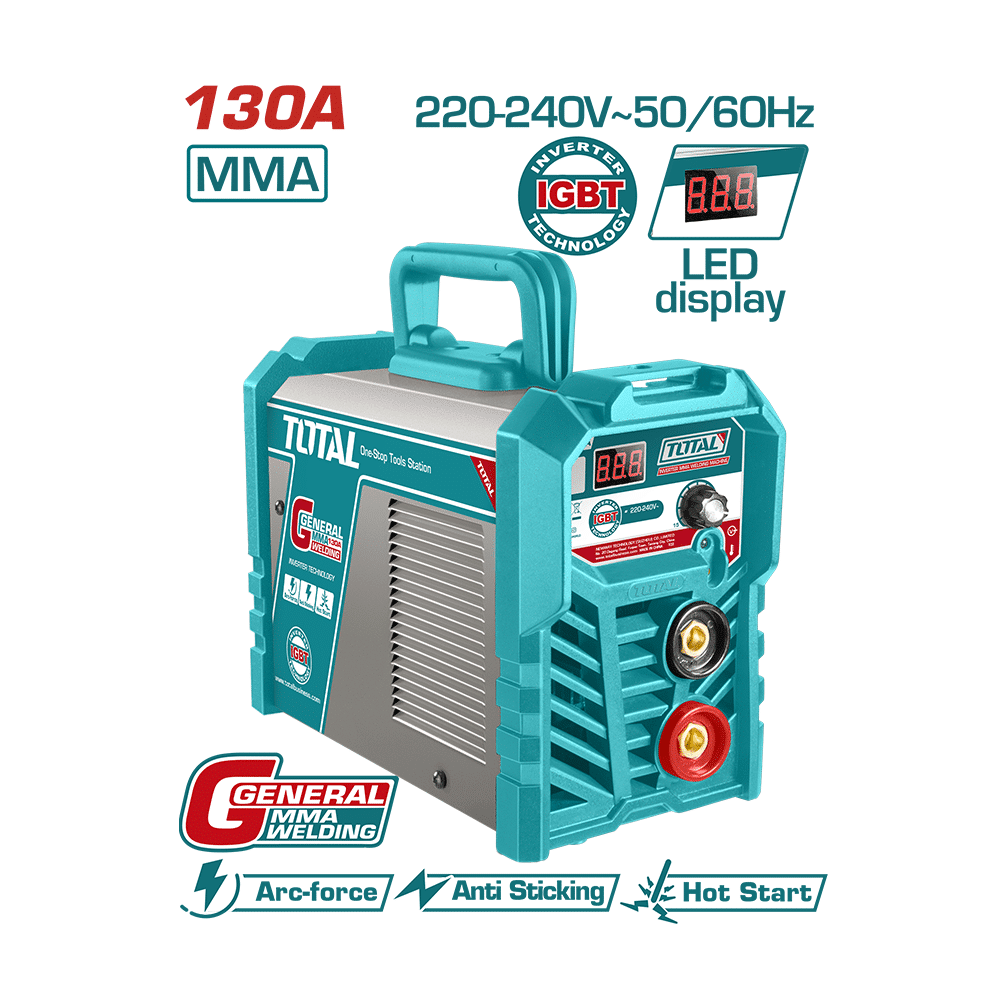 SOLDADORA INVERTER MMA 15-130A LCD E:1.6-3.2 LED DISPLAY